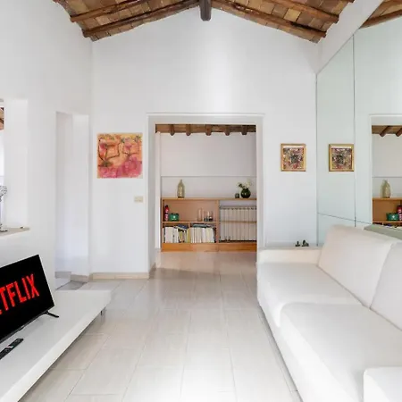 15 Min From Piazza Venezia Skyline Sanctuary In Trastevere Διαμέρισμα *